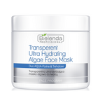 BIELENDA transparentna ultra nawilżająca maska algowa do twarzy 190g