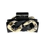 Klamra do włosów czarna z łańcuchem (czerń)