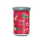 YANKEE CANDLE Signature Holiday tumbler z 2 knotami
