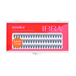 IBRA Double Knot-Free 0.07-C-11mm kępki rzęs