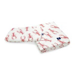 Pościel z wypełnieniem dla dzieci - Lobster Strawberry Pink