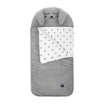 Śpiworek Sleepover Small (130x65cm) - Szary zając