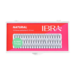 IBRA Natural Knot-Free 0.10-C-11mm kępki rzęs