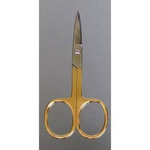 NOŻYCZKI DO PAZNOKCI /PÓŁZŁOTE PROFILOWANE B636