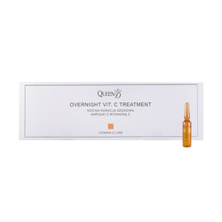 QUEEN D - Overnight Vit. C Treatment nocna kuracja szokowa ampułki z witaminą c  10x3ml