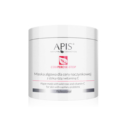 APIS Couperose-Stop maska algowa do cery naczynkowej z dziką różą i witaminą C 200g