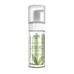 APIS Cannabis Home Care łagodząca pianka do mycia twarzy na bazie hydrolatu z konopi 150ml