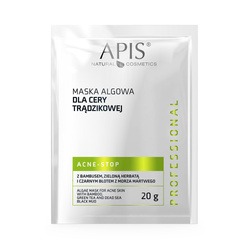 APIS Acne-Stop maska algowa dla cery trądzikowej 20g