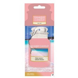 YANKEE CANDLE Pink Sands car jar zawieszka do samochodu