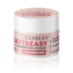 CLARESA Żel budujący soft&easy champagne 45g