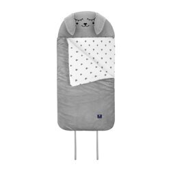Śpiworek Sleepover Medium (160x75cm) - Szary zając