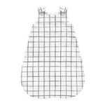 Śpiworek bambusowy letni 4-18 miesięcy biały KRATKA