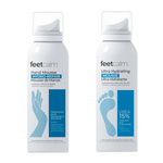 FEETCALM zestaw (Nawilżająco-regenerująca pianka do rąk + Ultranawilżająca pianka do stóp z 15% mocznikiem) 2x75ml