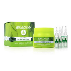 WELLNESS PREMIUM PRODUCTS Intensive maska nawilżająca do włosów 500ml + 4 ampułki 10ml GRATIS