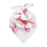 Trójkątna chusteczka pod szyję – Lobster Strawberry Pink