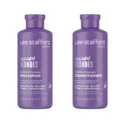 LEE STAFFORD zestaw Bleach Blondes Purple Toning (szampon + odżywka) 2x250ml