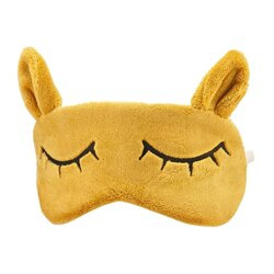 Opaska do spania - Musztardowa