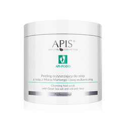 APIS Api-Podo peeling oczyszczający do stóp z solą z Morza Martwego i lawą wulkaniczną 700g